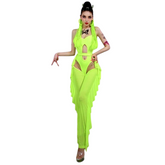 Neon Bodysuit: Sexy Female Rave Wear